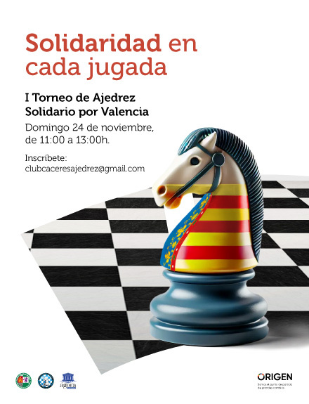 I TORNEO DE AJEDREZ SOLIDARIO POR VALENCIA