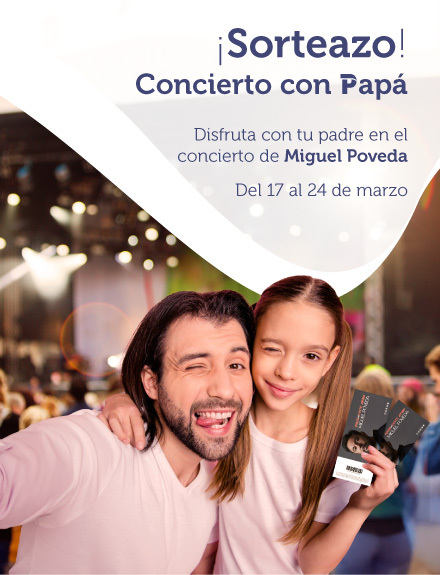 ¡Sorteazo! de concierto con papá