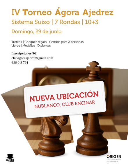 IV TORNEO ÁGORA AJEDREZ