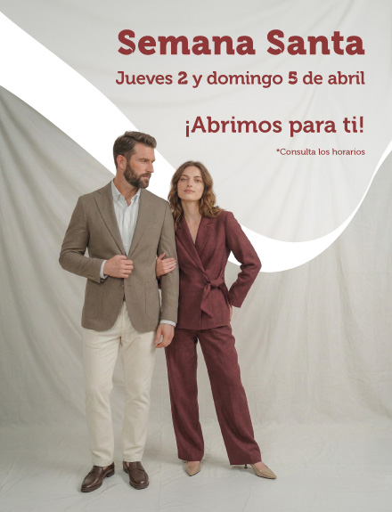 Mujer y hombre posando