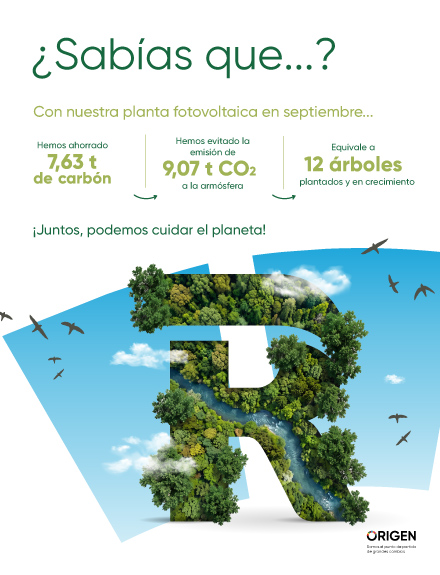 Paisaje con árboles y pájaros